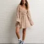 AE Long Sleeve Babydoll Mini Dress