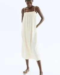 Strappy Muslin Dress