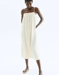 Strappy Muslin Dress