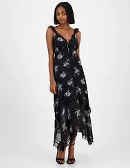 And Now This Women's Textured Slip Dress