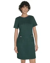 Tommy Hilfiger Women's Short Sleeve Knit Shift Dress