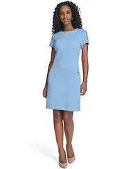 Tommy Hilfiger Women's Crewneck A-Line Dress