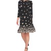Tommy Hilfiger Women's 3/4-Sleeve Flounce-Hem Dress