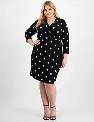 Anne Klein Plus Classic Wrap Dress