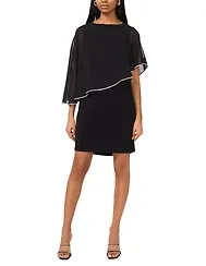 Msk Petite Capelet Shift Dress