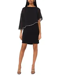 Msk Petite Capelet Shift Dress